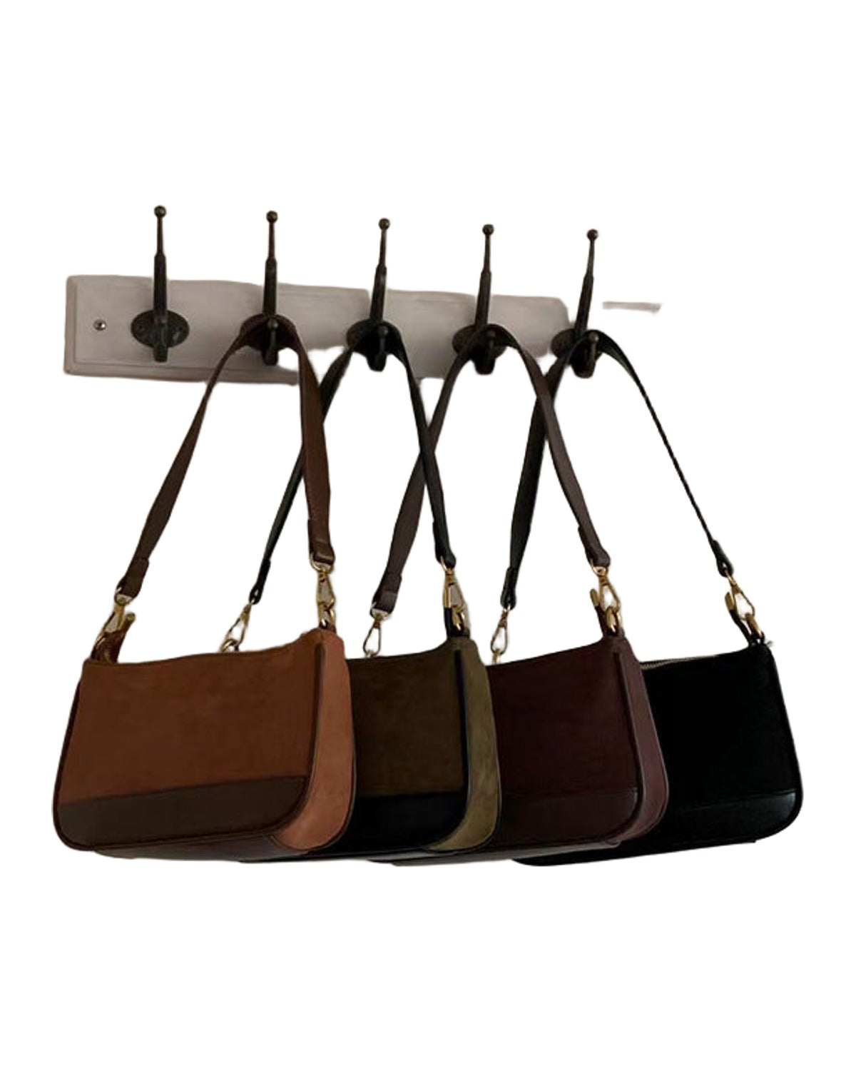 Vintage Small Square Bag Suede Panel photo 4