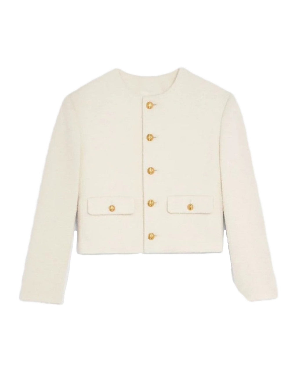Round Neck Long-sleeved Woolen Top photo 1