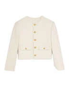 Round Neck Long-sleeved Woolen Top photo 1