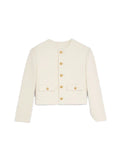 Round Neck Long-sleeved Woolen Top