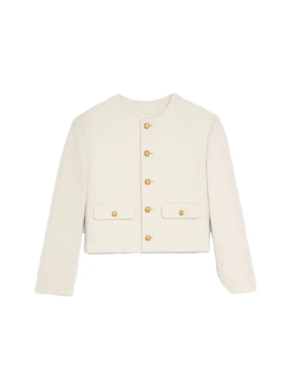Round Neck Long-sleeved Woolen Top