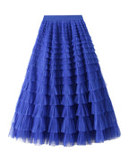 Cake Skirt White Gauze Pleated photo 5