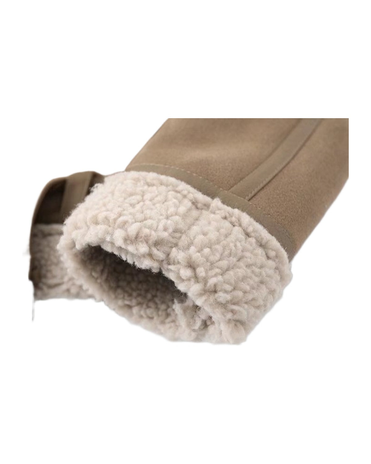 Fleece Autumn Winter Suede Fur Jacket Motorcycle photo 11