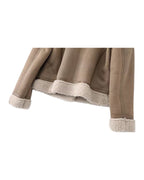 Fleece Autumn Winter Suede Fur Jacket Motorcycle photo 7