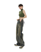 High-waisted Straight Baggy Jeans photo 4