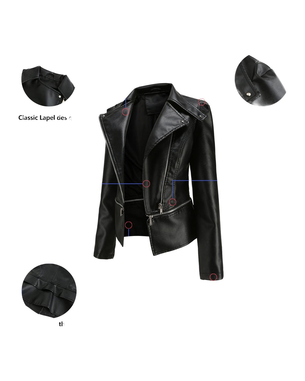 Motorcycle Leather Jacket photo 4