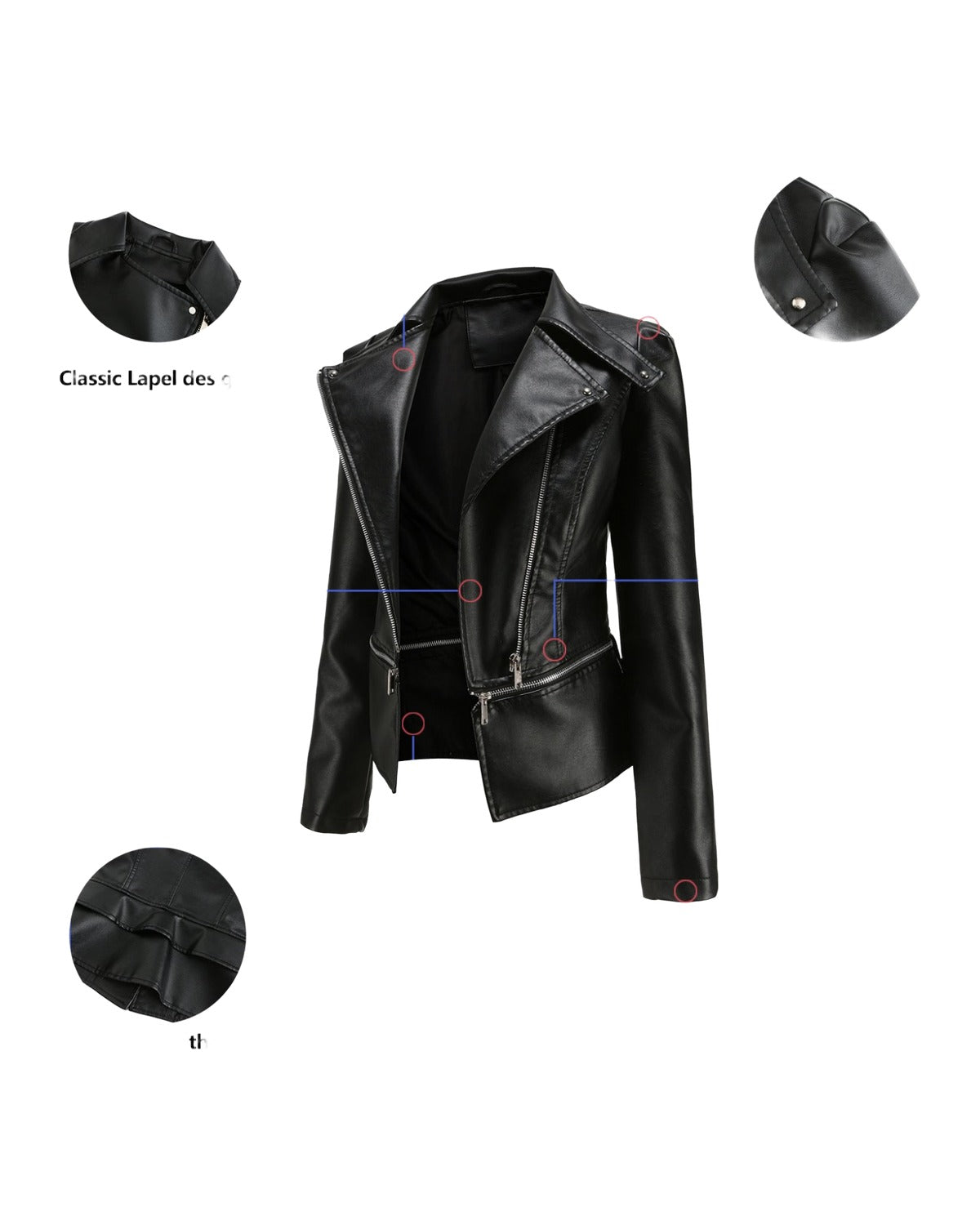 Motorcycle Leather Jacket photo 4