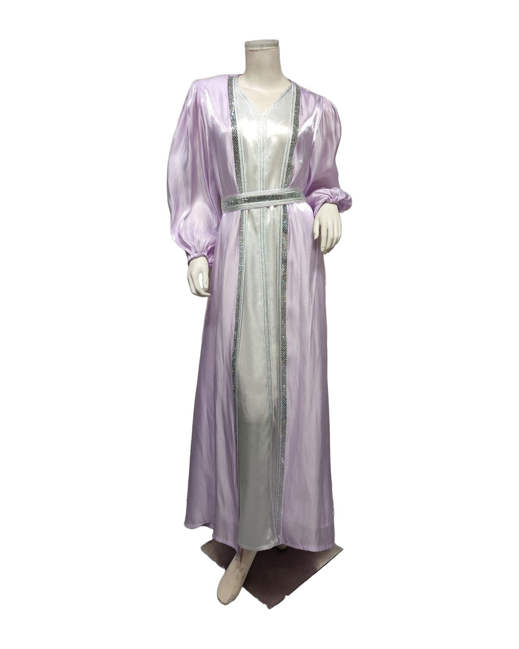 Bright Silk Satin Dress photo 2