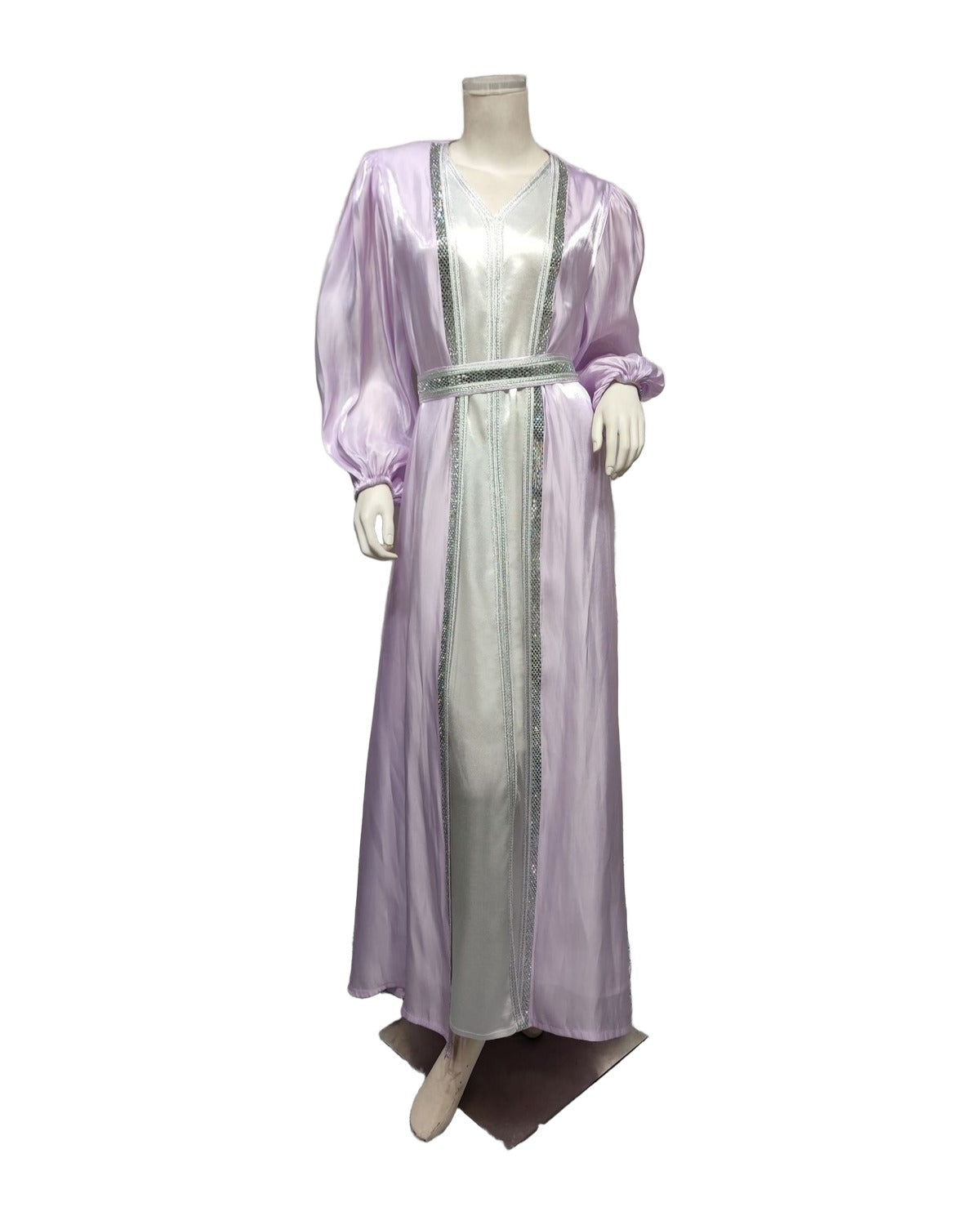 Bright Silk Satin Dress photo 2