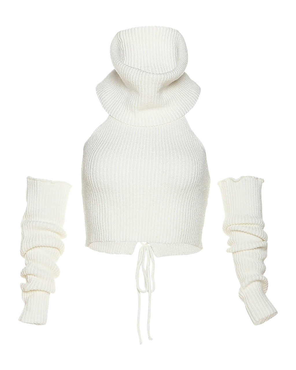 White Versatile Strap Tank Top photo 5