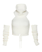White Versatile Strap Tank Top photo 5