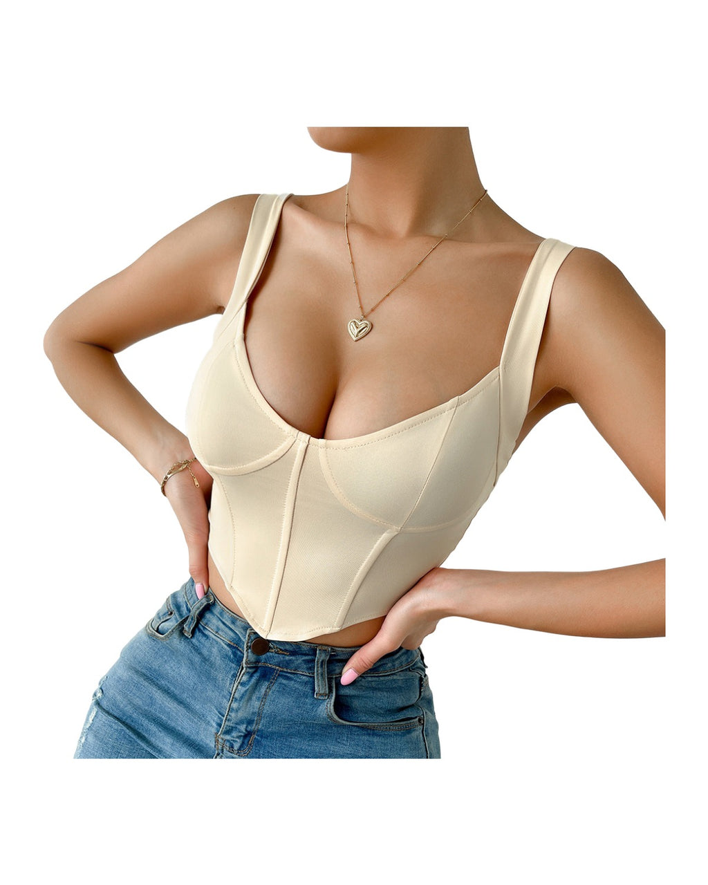 Fishbone Tank Top Suspender Buttons photo 1