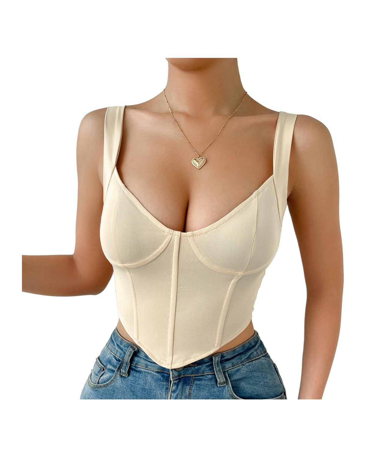 Fishbone Tank Top Suspender Buttons photo 4