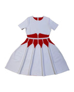 Printed Knitted Short-sleeved Dress photo 5