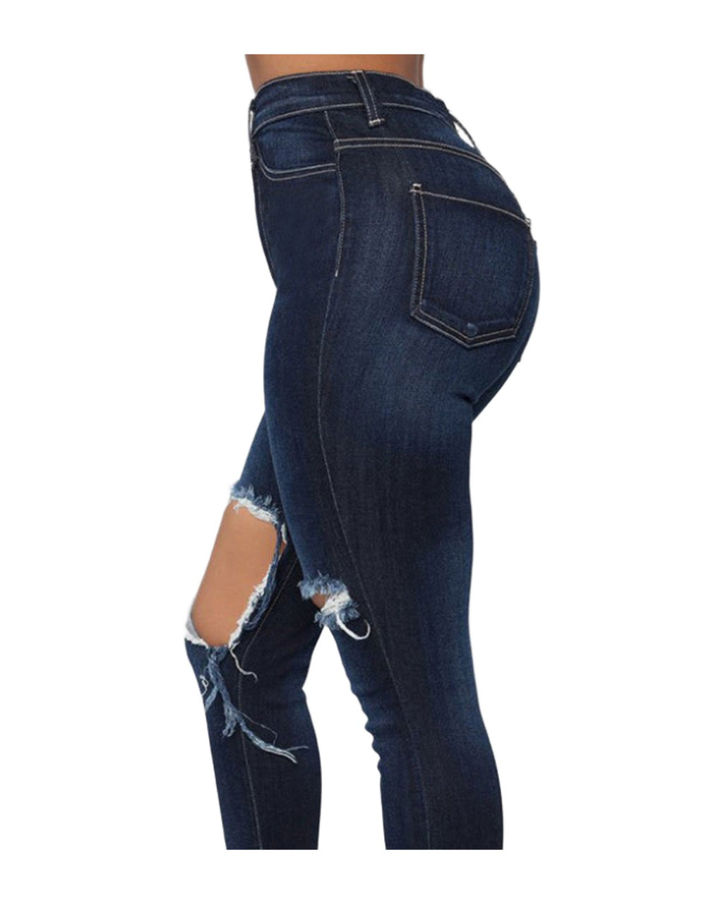 Ripped Slim Fit Skinny Jeans photo 2