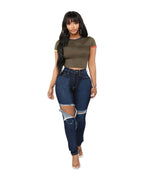 Ripped Slim Fit Skinny Jeans photo 4