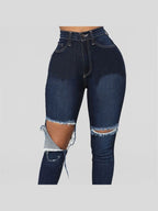 Ripped Slim Fit Skinny Jeans