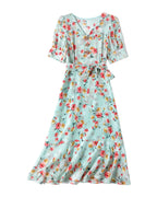 Waist Closed Senior Sense Mulberry Silk Dress photo 5