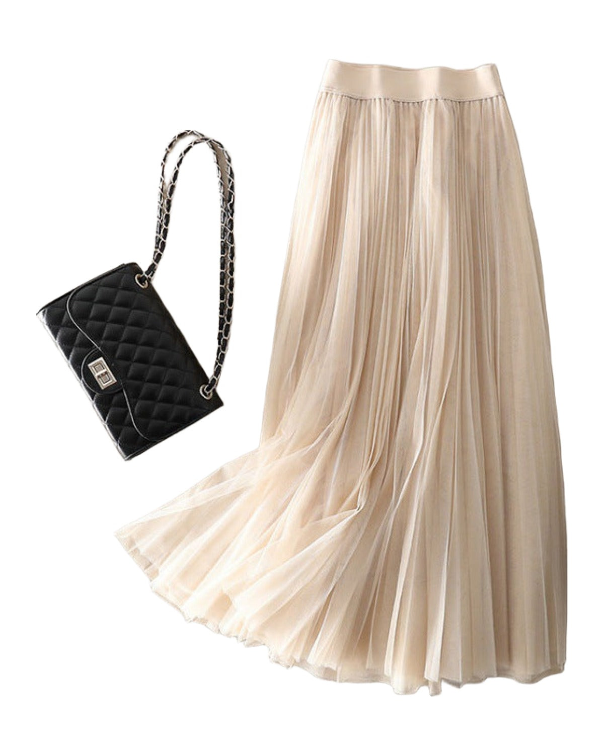 Pleated Mesh Skirt photo 7