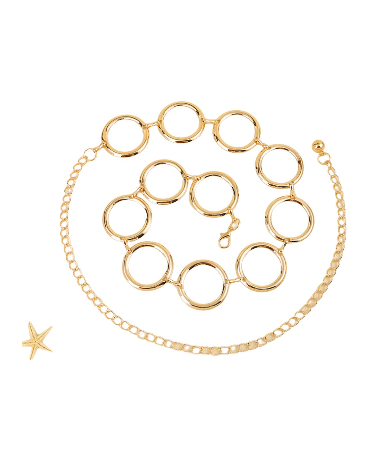 Circle Metal Chain Belt photo 13