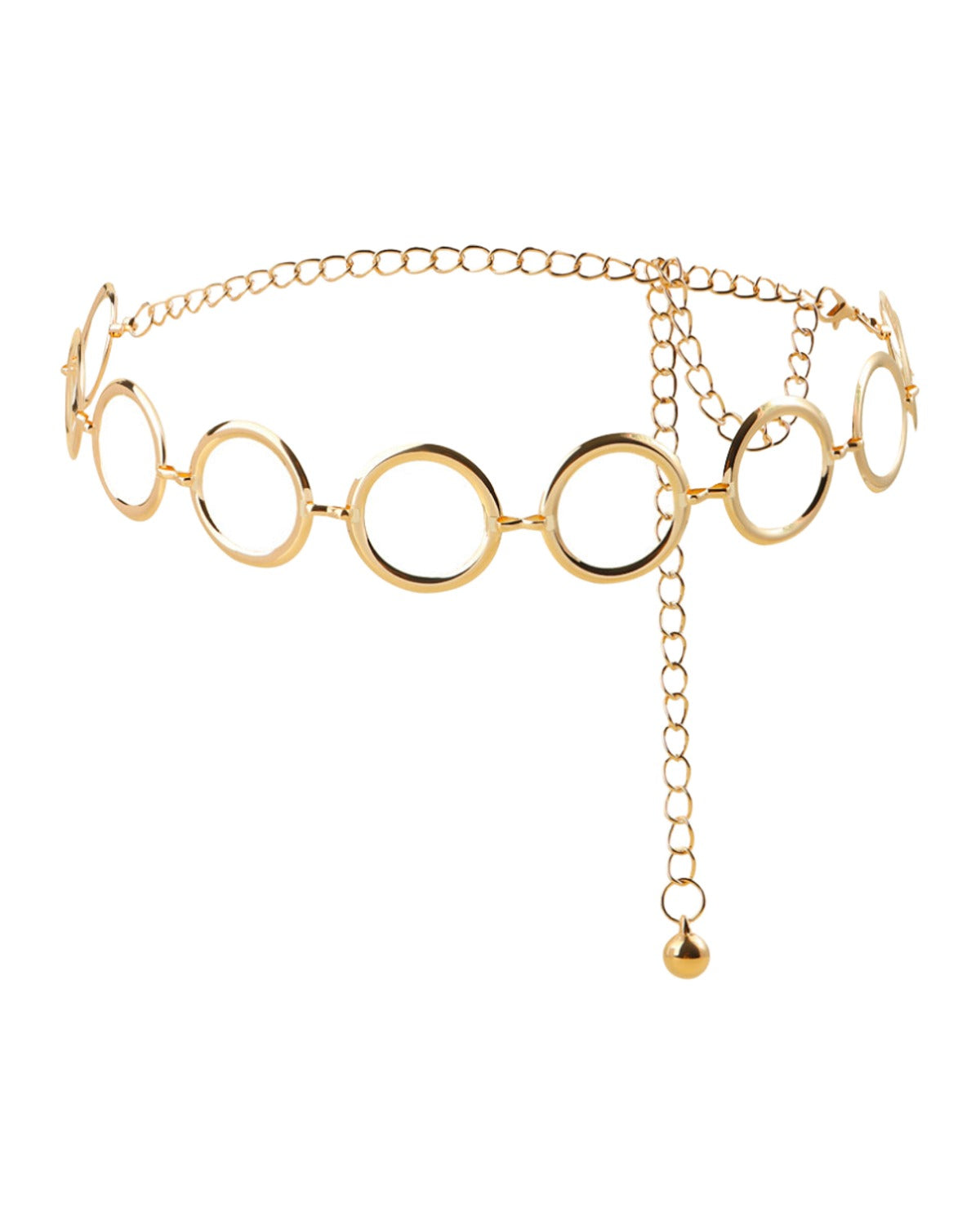 Circle Metal Chain Belt photo 7