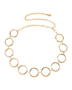 Circle Metal Chain Belt photo 9