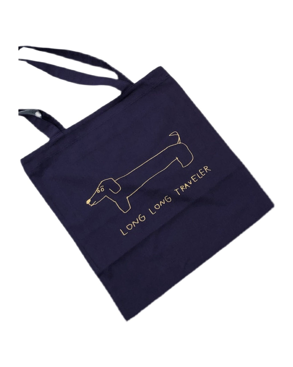 Dachshund Illustration Two-color Thin Canvas Bag photo 2