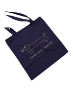 Dachshund Illustration Two-color Thin Canvas Bag photo 2