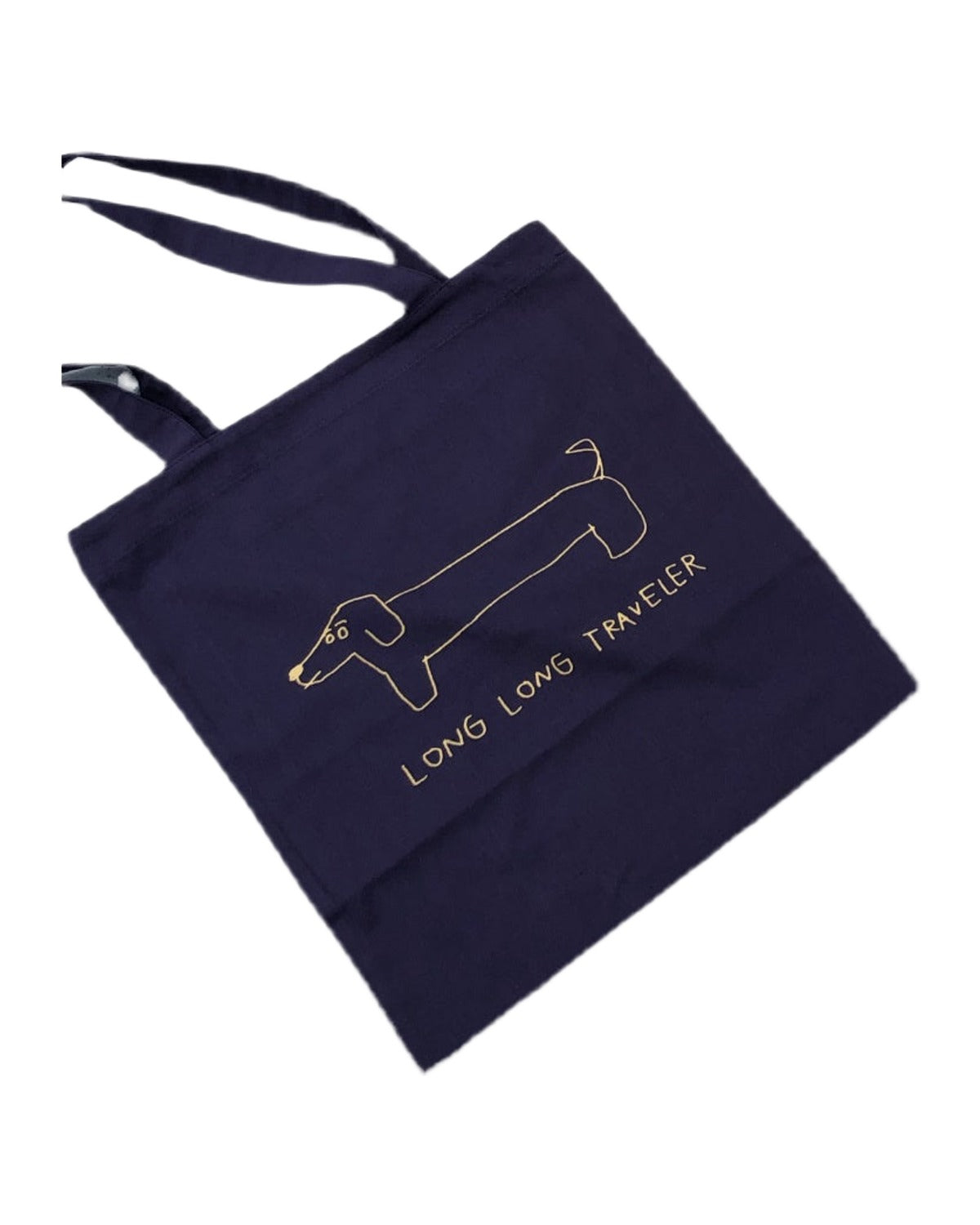 Dachshund Illustration Two-color Thin Canvas Bag photo 2