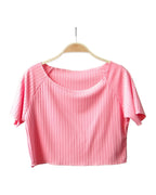 Off-shoulder Knitted Bottoming Shirt Top photo 7