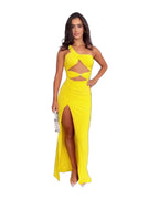 Twist Wrap Chest Solid Color Dress photo 15