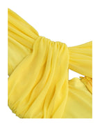 Twist Wrap Chest Solid Color Dress photo 17