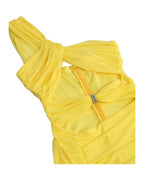 Twist Wrap Chest Solid Color Dress photo 25