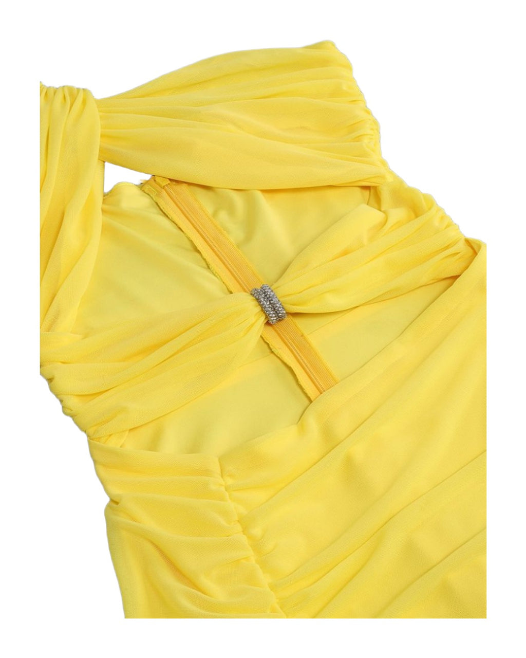Twist Wrap Chest Solid Color Dress photo 7