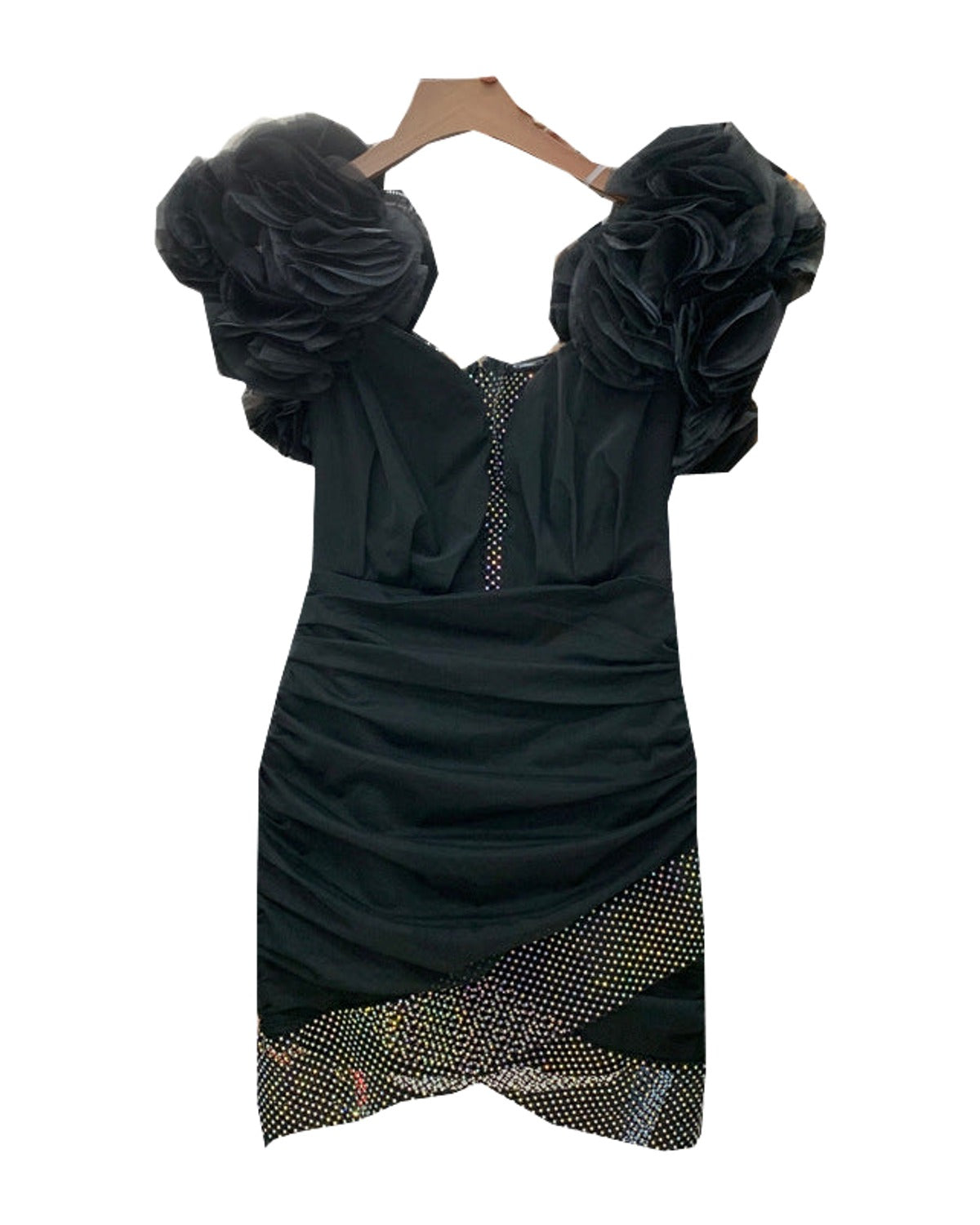 Net Drill Flower Dress photo 4