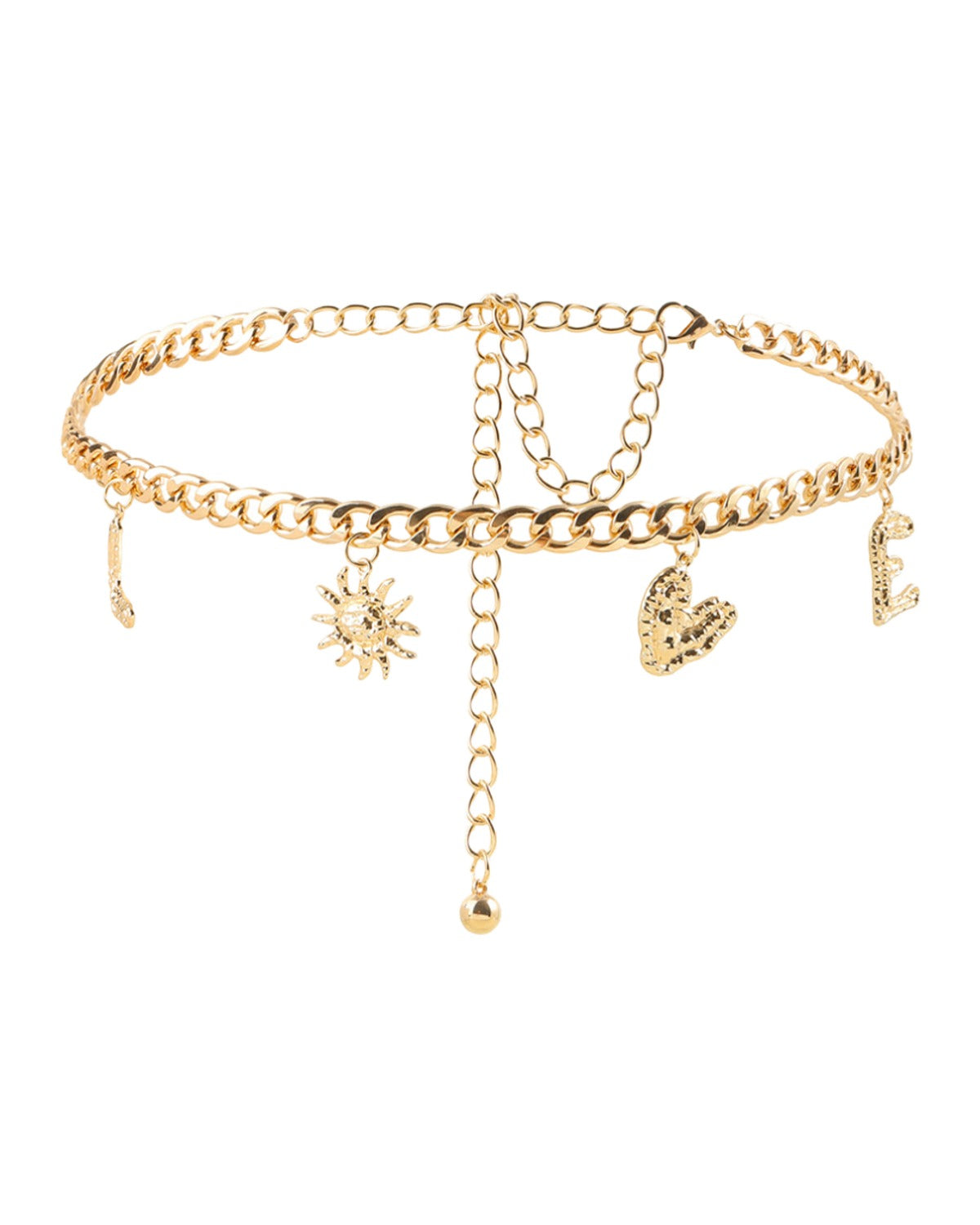 Metal Chain Gold Dress photo 9