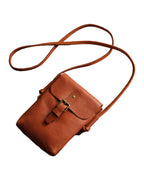 Genuine Leather Vertical Mini Skeleton-skin Small Bag photo 3