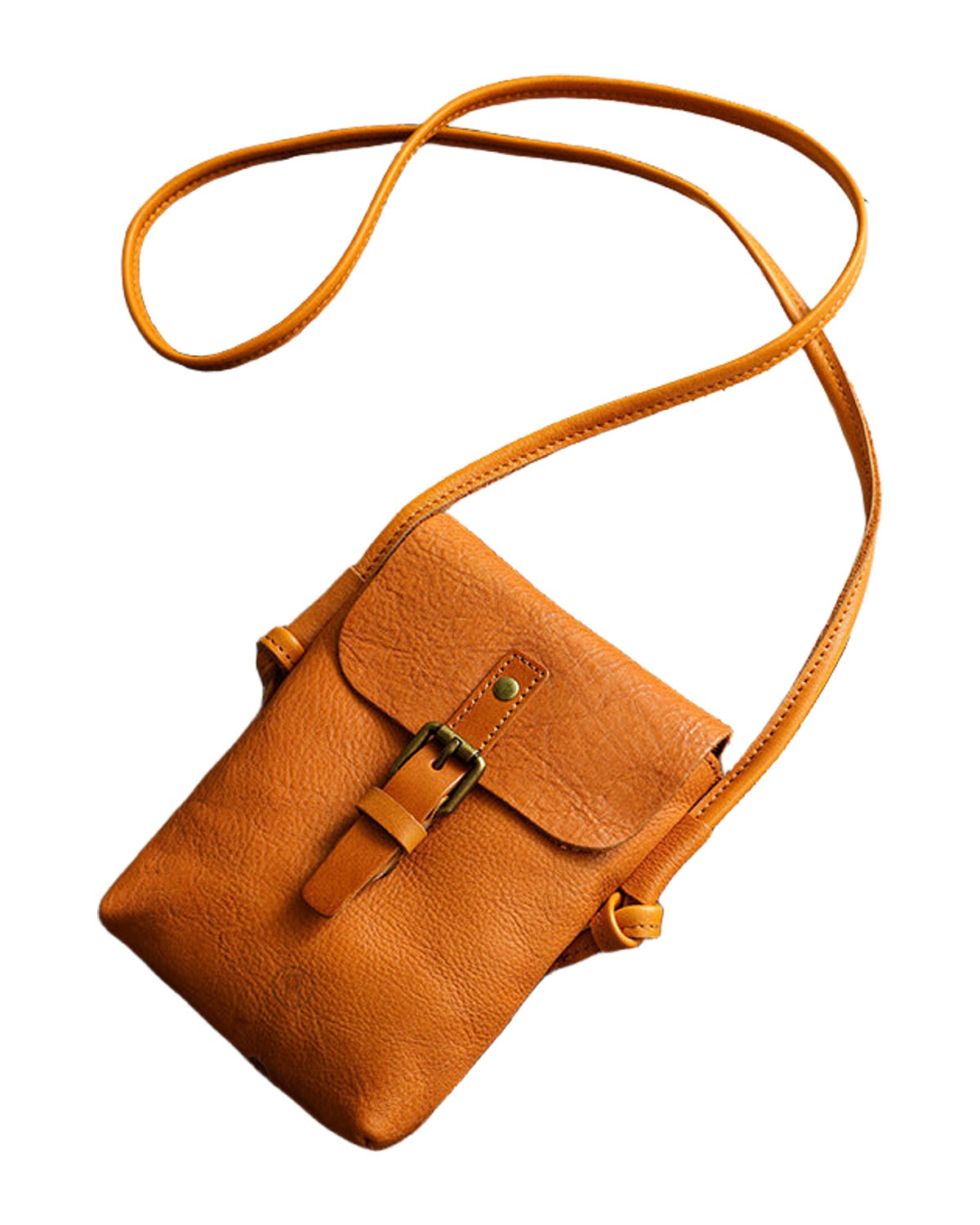 Genuine Leather Vertical Mini Skeleton-skin Small Bag photo 6