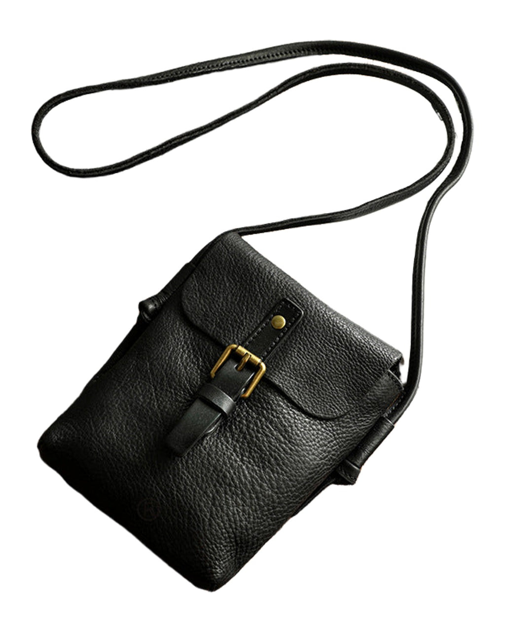 Genuine Leather Vertical Mini Skeleton-skin Small Bag photo 7