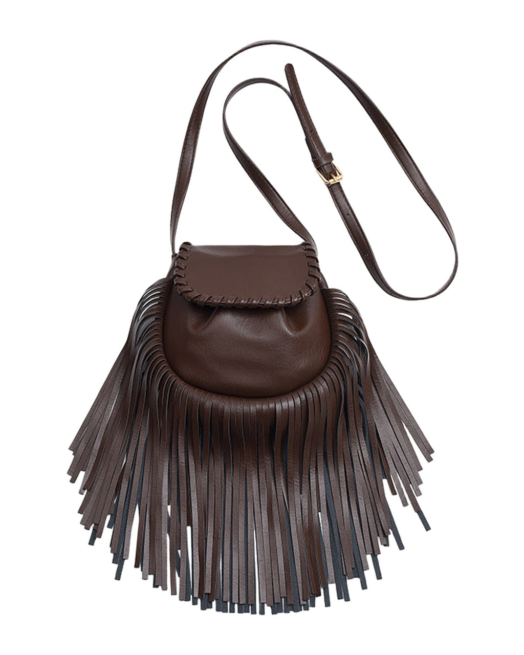 Trend Retro Tassel Shoulder Cross Body Bucket Bag photo 12