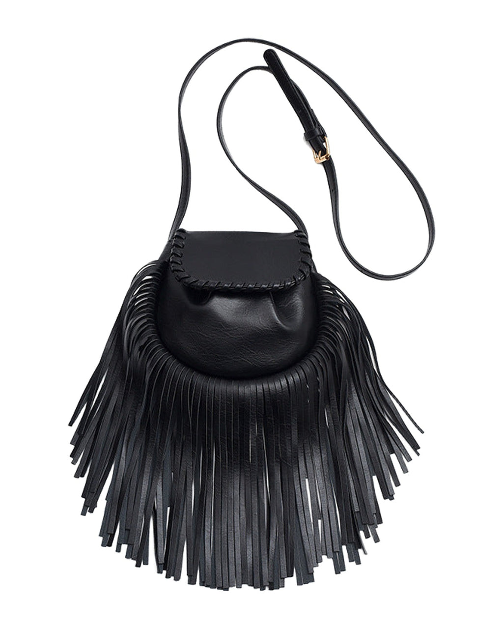 Trend Retro Tassel Shoulder Cross Body Bucket Bag photo 5