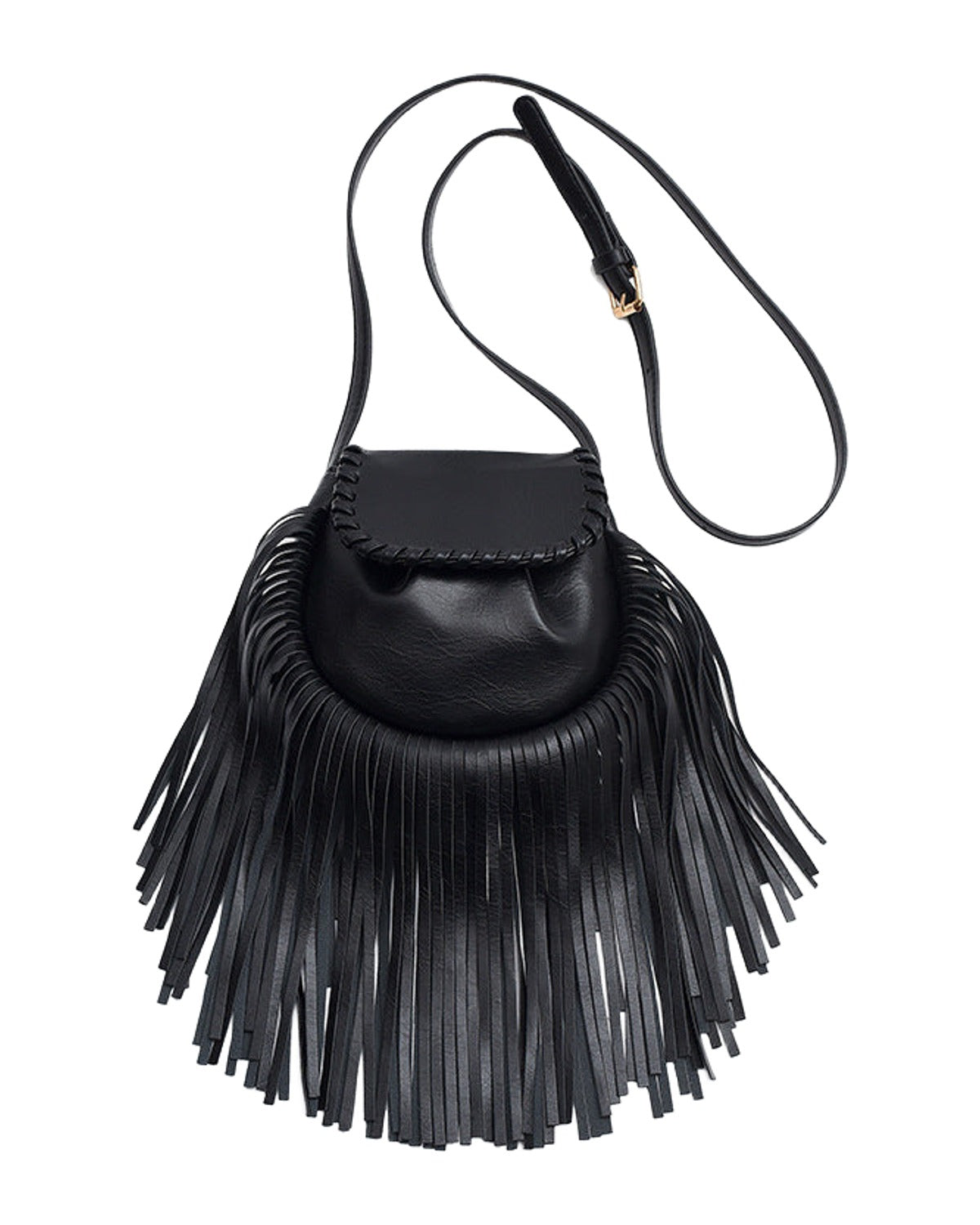 Trend Retro Tassel Shoulder Cross Body Bucket Bag photo 5