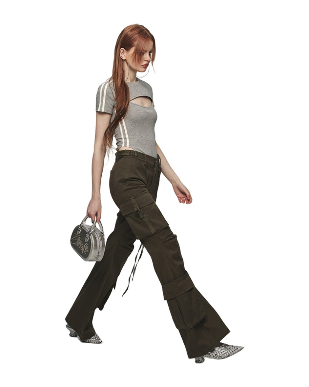 Cargo Pants Retro Wide Leg Straight Leg photo 1