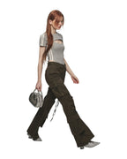 Cargo Pants Retro Wide Leg Straight Leg photo 1