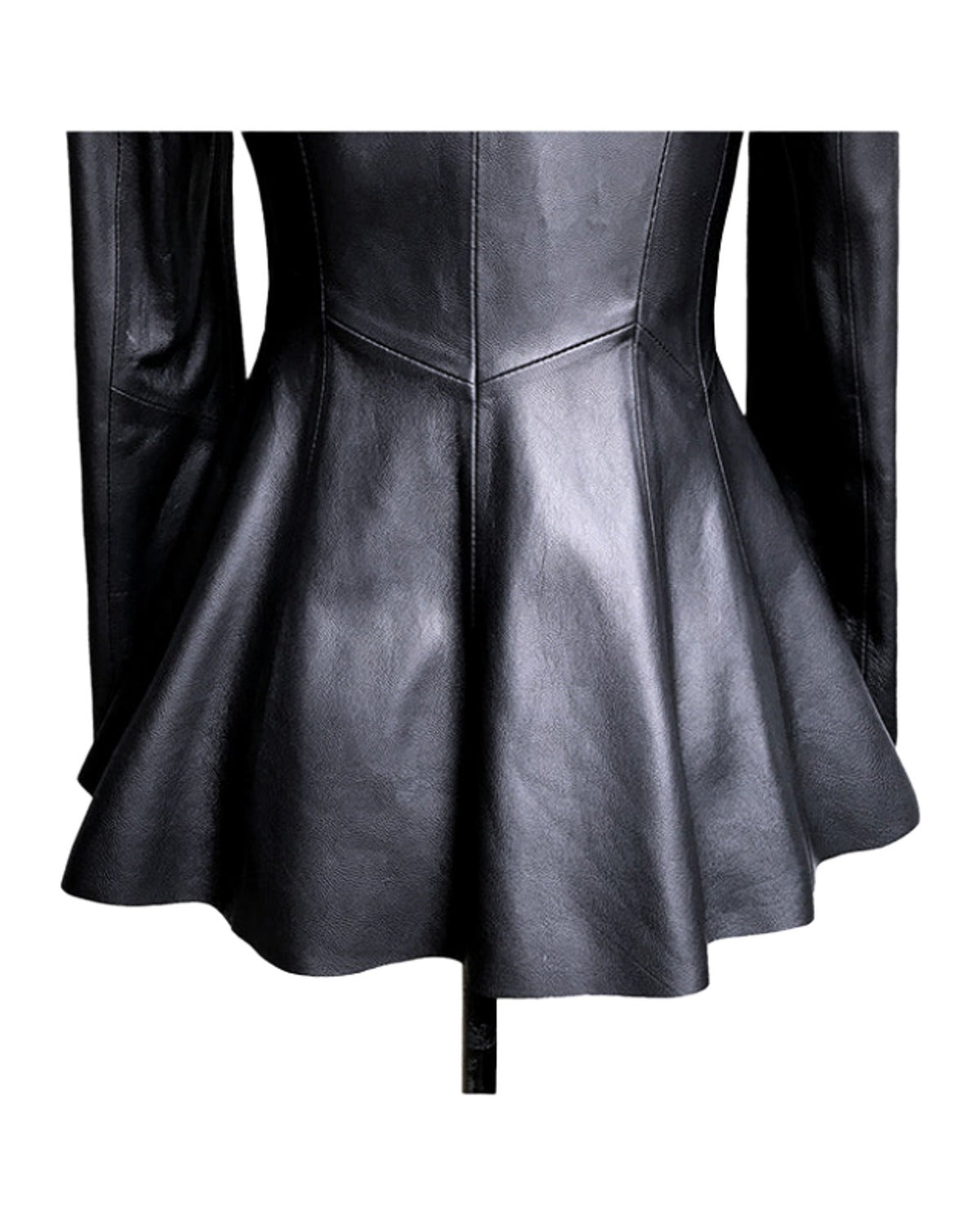 Short Coat Leather Jacket photo 3