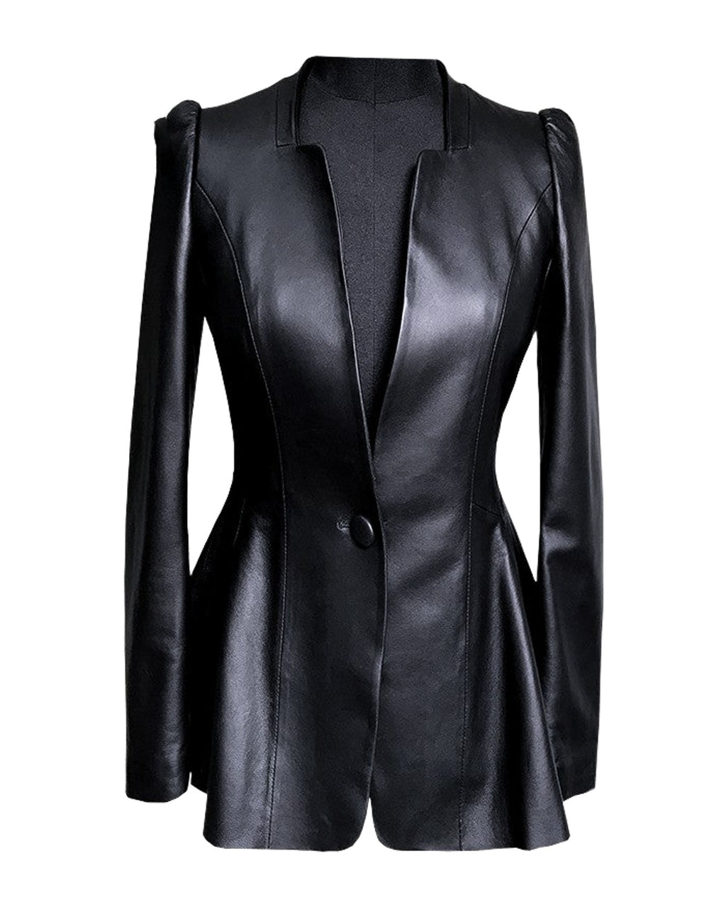 Short Coat Leather Jacket photo 5