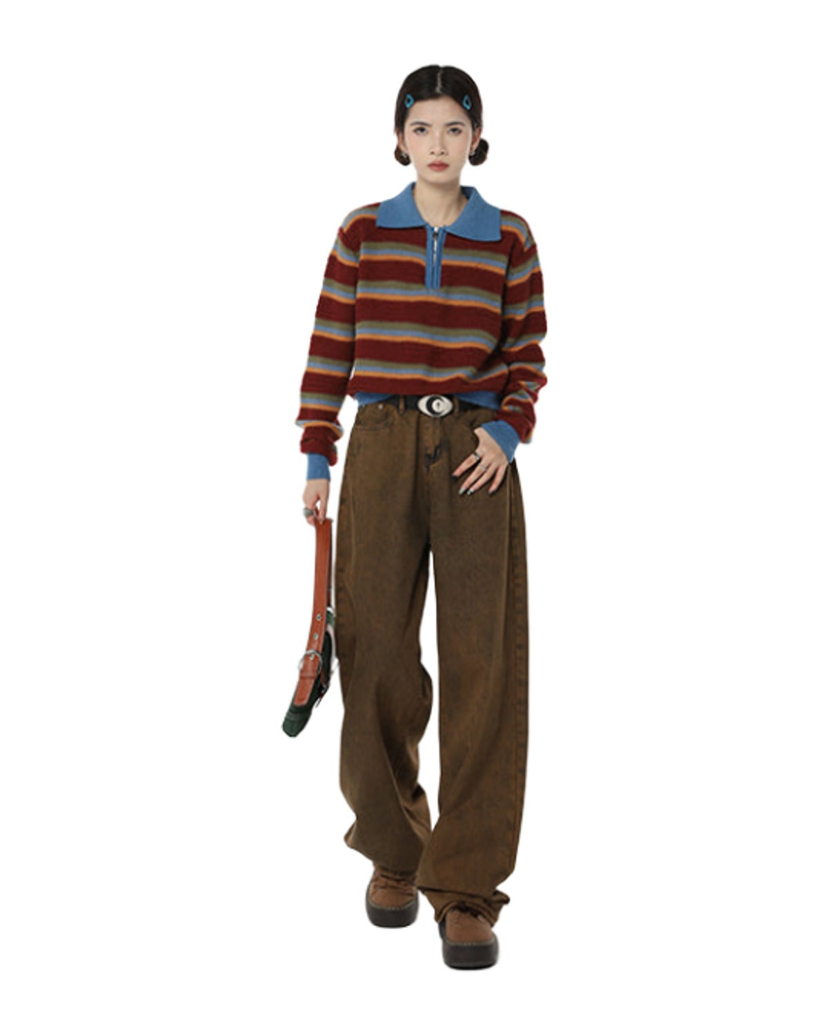 Retro Brown Jeans photo 1