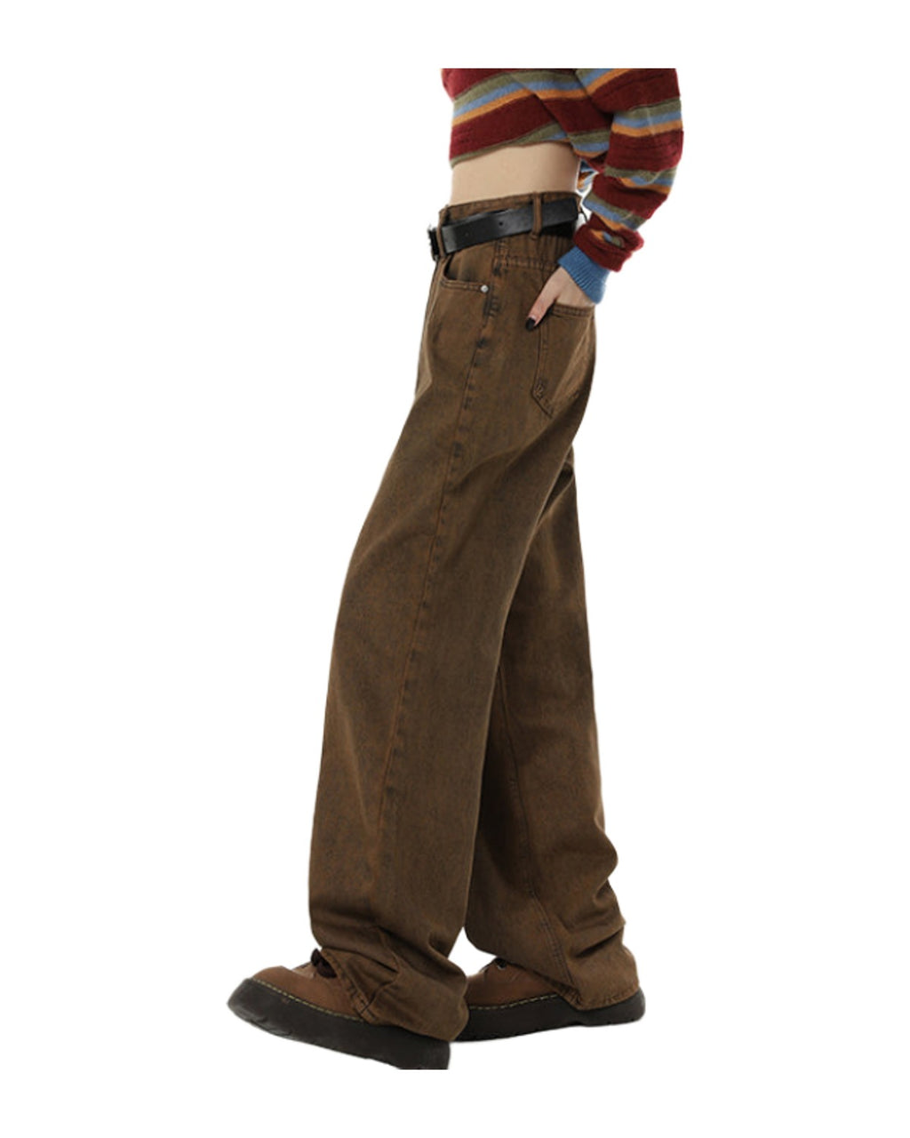 Retro Brown Jeans photo 5