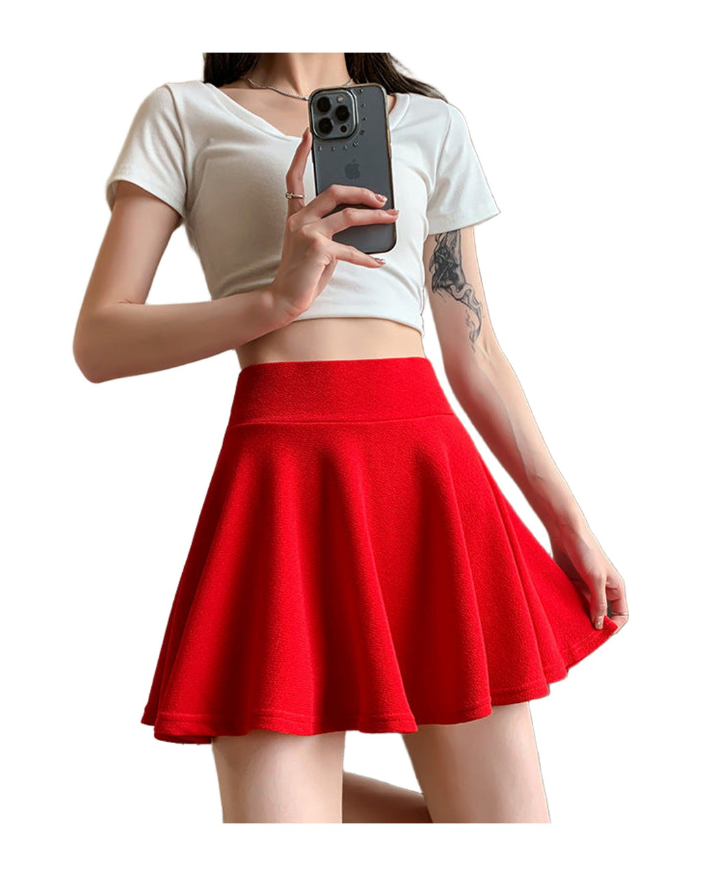 Puffy Skirt High Waist Pleated photo 11