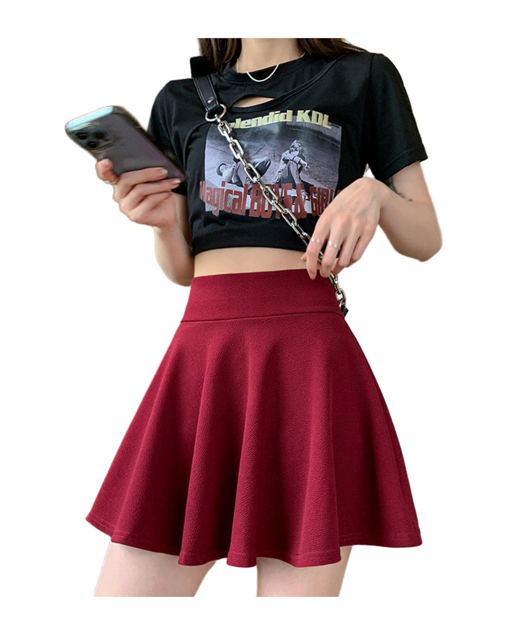 Puffy Skirt High Waist Pleated photo 2
